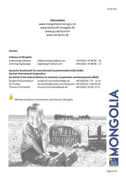 itb programm 2011 Mongolei als Kongress und Kulturpartner